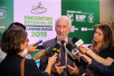 O governador em exercício, Darci Piana participa do Encontro Estadual de Empreendedores e Líderes Rurais no Expotrade Pinhais, na Região Metropolitana de Curitiba.    Curitiba, 22/11/2019 -  Foto: Geraldo Bubniak/AEN