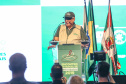 O governador em exercício, Darci Piana participa do Encontro Estadual de Empreendedores e Líderes Rurais no Expotrade Pinhais, na Região Metropolitana de Curitiba.  Na foto Ágide Meneguette, presidente do Sistema FAEP/SENAR-PR.   Curitiba, 22/11/2019 -  Foto: Geraldo Bubniak/AEN
