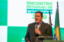 O governador em exercício, Darci Piana participa do Encontro Estadual de Empreendedores e Líderes Rurais no Expotrade Pinhais, na Região Metropolitana de Curitiba.   Na foto, diretor da Copel Distribuição, Maximiliano Andres.  Curitiba, 22/11/2019 -  Foto: Geraldo Bubniak/AEN
