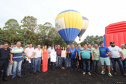 Aventura e Natureza, em Ribeirão Claro. Participaram: prefeito de Ribeirão Claro, Mario Augusto Pereira; diretor superintendente de Espotes, Hélio Wirbiski; diretor presidente do ITCG, Mozarte de Quadros Junior;   entre outros.Ribeirão Claro, 23-11-19.Foto: Arnaldo Alves / AEN.
