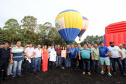 Aventura e Natureza, em Ribeirão Claro. Participaram: prefeito de Ribeirão Claro, Mario Augusto Pereira; diretor superintendente de Espotes, Hélio Wirbiski; diretor presidente do ITCG, Mozarte de Quadros Junior;   entre outros.Ribeirão Claro, 23-11-19.Foto: Arnaldo Alves / AEN.