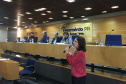 O Conselho Paranaense de Turismo (Cepatur) promoveu nesta segunda feira (25), sua 78° reunião ordinária. O encontro, realizado no auditório da Fecomércio, em Curitiba, foi aberto pelo presidente do Conselho, Antônio Azevedo, e o secretário do Desenvolvimento Sustentável e do Turismo, Márcio Nunes, falou sobre o desafio que é comandar. Foto: Edson Thomaz/SEDEST
