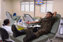 O Centro de Hematologia e Hemoterapia do Paraná (Hemepar) preparou uma recepção para agradecer aos doadores de sangue, nesta segunda-feira, 25 de novembro, data em que é celebrado o Dia do Doador de Sangue. Foto: Divulgação/SESA
