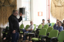 TURISMO E EDUCAÇÃO AMBIENTAL - André Poletti, assistente técnico da Paraná Turismo, faz palestra em Paranaguá,  sobre Hospitalidade e Operação Verão, para vendedores, alunos de Turismo da UFPR, proprietários de hotéis e pousadas, etc.Paranaguá, 26-11-!9.Foto: Arnaldo Alves / AEN.