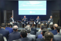 O governador Carlos Massa Ratinho Junior apresentou nesta quarta-feira (27), na Bolsa de Valores de São Paulo, as oportunidades de investimentos no Paraná. Ele destacou os potenciais do Estado, a moderna legislação sobre Parcerias Público-Privadas (PPPs) e o novo programa de concessão de rodovias, que vai abranger 4,1 quilômetros de estradas.Foto: José Fernando Ogura/AEN