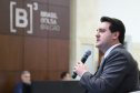 O governador Carlos Massa Ratinho Junior apresentou nesta quarta-feira (27), na Bolsa de Valores de São Paulo, as oportunidades de investimentos no Paraná. Ele destacou os potenciais do Estado, a moderna legislação sobre Parcerias Público-Privadas (PPPs) e o novo programa de concessão de rodovias, que vai abranger 4,1 quilômetros de estradas.Foto: José Fernando Ogura/AEN