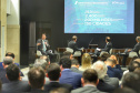 O governador Carlos Massa Ratinho Junior apresentou nesta quarta-feira (27), na Bolsa de Valores de São Paulo, as oportunidades de investimentos no Paraná. Ele destacou os potenciais do Estado, a moderna legislação sobre Parcerias Público-Privadas (PPPs) e o novo programa de concessão de rodovias, que vai abranger 4,1 quilômetros de estradas.Foto: José Fernando Ogura/AEN
