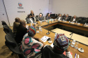 O vice-governador Darci Piana recebe o governador de Benue,  Ortom Samuel Ioraer. Presentes: Orbunde Terwase cefe da Casa Civi; Ijir Timothy Aondona secretário de Agricultura e Recursos Naturais; Oyiwona Godwin Emmanuel Secretário de Ciência, Tecnologia e Energia; Akase Terver, Secretário Chefe de Imprensa; Kwaghngu Abrahams, Assessor Especial de  Tarefas; Ubwa Paul Oorkuma, presidente da Câmara do Comércio do Estado de Benue.Curitiba, 27-11-19.Foto: Arnaldo Alves / AEN.