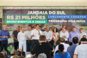 O Governador Carlos Massa Ratinho Júnior lança nesta quinta-feira (28),  o Programa Vida Nova Paraná em Jandaia do Sul.  E também anuncia  recursos e ações nas áreas da saúde, desenvolvimento urbano e sinalização viária, além de entrega de ambulância e de viatura para a Polícia Militar.Jandaia do Sul, 28/11/2019 -  Foto: Geraldo Bubniak/AEN