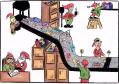 Concurso de Natal da concessionária Arteris. Desenho de Flávia Aparecida Pereira, 10 anos, de Campo do Tenente.