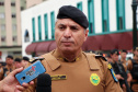Curitiba, 02 de dezembro de 2019. Lançamento da Operação Natal 2019. Foto: Cel QOPM Péricles de Matos, Comandante-Geral da PMPR. 