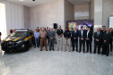 Foram entregues à Polícia Rodoviária Federal (PRF) 26 viaturas blindadas. O vice-governador Darci Piana fez a entrega dos veículos, que foram adquiridos por convênio entre o Governo do Estado, através do Departamento de Estradas de Rodagem (DER), e a superintendência estadual da PRF. Os recursos são dos contratos de concessão das rodovias, para aparelhamento das forças policiais do Estado. Foto: Ari Dias/AEN
