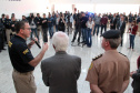 Foram entregues à Polícia Rodoviária Federal (PRF) 26 viaturas blindadas. O vice-governador Darci Piana fez a entrega dos veículos, que foram adquiridos por convênio entre o Governo do Estado, através do Departamento de Estradas de Rodagem (DER), e a superintendência estadual da PRF. Os recursos são dos contratos de concessão das rodovias, para aparelhamento das forças policiais do Estado. Foto: Ari Dias/AEN