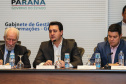 O governador Carlos Massa Ratinho Junior participa nesta terça-feira (03) da reunião com a equipe de governo.  03/12/2019 - Foto: Geraldo Bubniak/AEN