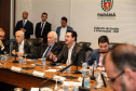 O governador Carlos Massa Ratinho Junior participa nesta terça-feira (03) da reunião com a equipe de governo.  03/12/2019 - Foto: Geraldo Bubniak/AEN