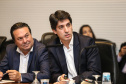 O governador Carlos Massa Ratinho Junior participa nesta terça-feira (03) da reunião com a equipe de governo.  03/12/2019 - Foto: Geraldo Bubniak/AEN