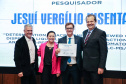 Entrega do 32º Prêmio Paranaense de Ciência e Tecnologia  no Palácio Iguaçu.   Curitiba, 04/12/2019 -  Foto: Geraldo Bubniak/AEN