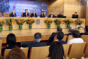 O governador Carlos Massa Ratinho Junior afirmou nesta quinta-feira (5) que a modernização do Estado passa pelo papel de fiscalização do Ministério Público do Paraná (MPPR) e pela construção de políticas conjuntas de atendimento social. Ele participou do Congresso Estadual do MPPR e de uma sessão plenária sobre planejamento estratégico do órgão, que acontecem em Curitiba.Foto Gilson Abreu/AEN