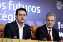 O governador Carlos Massa Ratinho Junior afirmou nesta quinta-feira (5) que a modernização do Estado passa pelo papel de fiscalização do Ministério Público do Paraná (MPPR) e pela construção de políticas conjuntas de atendimento social. Ele participou do Congresso Estadual do MPPR e de uma sessão plenária sobre planejamento estratégico do órgão, que acontecem em Curitiba.Foto Gilson Abreu/AEN
