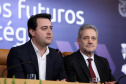 O governador Carlos Massa Ratinho Junior afirmou nesta quinta-feira (5) que a modernização do Estado passa pelo papel de fiscalização do Ministério Público do Paraná (MPPR) e pela construção de políticas conjuntas de atendimento social. Ele participou do Congresso Estadual do MPPR e de uma sessão plenária sobre planejamento estratégico do órgão, que acontecem em Curitiba.Foto Gilson Abreu/AEN