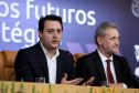 O governador Carlos Massa Ratinho Junior afirmou nesta quinta-feira (5) que a modernização do Estado passa pelo papel de fiscalização do Ministério Público do Paraná (MPPR) e pela construção de políticas conjuntas de atendimento social. Ele participou do Congresso Estadual do MPPR e de uma sessão plenária sobre planejamento estratégico do órgão, que acontecem em Curitiba.Foto Gilson Abreu/AEN