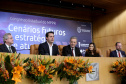 O governador Carlos Massa Ratinho Junior afirmou nesta quinta-feira (5) que a modernização do Estado passa pelo papel de fiscalização do Ministério Público do Paraná (MPPR) e pela construção de políticas conjuntas de atendimento social. Ele participou do Congresso Estadual do MPPR e de uma sessão plenária sobre planejamento estratégico do órgão, que acontecem em Curitiba.Foto Gilson Abreu/AEN