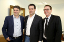 O governador Carlos Massa Ratinho Junior conheceu nesta segunda-feira (09) o projeto de construção do Aeroporto Regional do Sudoeste. Prefeitos, empresários e representantes da região apresentaram, em reunião no Palácio Iguaçu, detalhes do terminal que seria erguido em Renascença.Foto:Jaelson Lucas / AEN