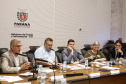 O Paraná prepara para a próxima semana o lançamento de uma força-tarefa de combate à dengue em todo o Estado. As ações foram definidas nesta quinta-feira (12) em reunião no Palácio Iguaçu entre o chefe da Casa Civil, Guto Silva, e os demais integrantes do secretariado, autarquias e empresas públicas estaduais. Está previsto a criação de um grupo permanente contra a proliferação da doença..Foto Gilson Abreu/AEN