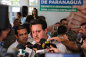O Governador Carlos Massa Ratinho Junior inaugura nesta sexta-feira (24) a Delegacia Cidadã de Paranaguá, no Litoral. O novo prédio conta com toda estrutura adequada para atendimento ao público, com sala de plantão, investigação, cartório e demais departamentos administrativos. Os investimentos ultrapassam R$ 5 milhões.Paranaguá, 24/01/2020 -  Foto: Geraldo Bubniak/AEN
