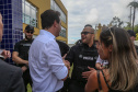 O Governador Carlos Massa Ratinho Junior inaugura nesta sexta-feira (24) a Delegacia Cidadã de Paranaguá, no Litoral. O novo prédio conta com toda estrutura adequada para atendimento ao público, com sala de plantão, investigação, cartório e demais departamentos administrativos. Os investimentos ultrapassam R$ 5 milhões.Paranaguá, 24/01/2020 -  Foto: Geraldo Bubniak/AEN