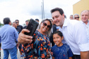 O governador Carlos Massa Ratinho Junior inaugurou nesta sexta-feira (24) a Delegacia Cidadã de Paranaguá, no Litoral do Estado. São cerca de 6,8 mil metros quadrados de área construída. É a maior unidade desse modelo que oferta atendimento especializado do Paraná. Os investimentos somaram mais de R$ 5 milhões.
