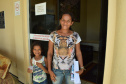 Na casa de Doralice Furquin da Rocha moram ela e os seis filhos: “Nunca tive caixa-d'água”. Foto:Sanepar
