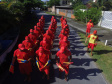 Os 35 formandos do Curso de Guarda-Vidas turma 2019/2020 festejaram nesta quinta-feira (06/02), em Matinhos (PR), a conclusão de um dos cursos mais desejados do Corpo de Bombeiros. Na cerimônia eles receberam o apito e a camisa do uniforme de guarda-vidas, itens que comprovam a aptidão dos bombeiros militares para atuar em resgates em meio líquido. - Curitiba, 06/02/2020  - Foto: Divulgação SESP