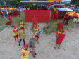 Os 35 formandos do Curso de Guarda-Vidas turma 2019/2020 festejaram nesta quinta-feira (06/02), em Matinhos (PR), a conclusão de um dos cursos mais desejados do Corpo de Bombeiros. Na cerimônia eles receberam o apito e a camisa do uniforme de guarda-vidas, itens que comprovam a aptidão dos bombeiros militares para atuar em resgates em meio líquido. - Curitiba, 06/02/2020  - Foto: Divulgação SESP
