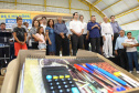 Cerca de 1.100 estudantes do Ensino Fundamental e Ensino Médio, de Sarandi, Noroeste do Paraná, são beneficiados com a nova estrutura da Escola Estadual Vereador Luiz Zanchim, inaugurada nesta sexta-feira (14), pelo governador Carlos Massa Ratinho Junior.  -  Sarandi, 14/02/2020  -  Foto: Jaelson Lucas/AEN