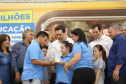 Cerca de 1.100 estudantes do Ensino Fundamental e Ensino Médio, de Sarandi, Noroeste do Paraná, são beneficiados com a nova estrutura da Escola Estadual Vereador Luiz Zanchim, inaugurada nesta sexta-feira (14), pelo governador Carlos Massa Ratinho Junior.  -  Sarandi, 14/02/2020  -  Foto: Jaelson Lucas/AEN