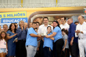 Cerca de 1.100 estudantes do Ensino Fundamental e Ensino Médio, de Sarandi, Noroeste do Paraná, são beneficiados com a nova estrutura da Escola Estadual Vereador Luiz Zanchim, inaugurada nesta sexta-feira (14), pelo governador Carlos Massa Ratinho Junior.  -  Sarandi, 14/02/2020  -  Foto: Jaelson Lucas/AEN