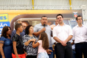 Cerca de 1.100 estudantes do Ensino Fundamental e Ensino Médio, de Sarandi, Noroeste do Paraná, são beneficiados com a nova estrutura da Escola Estadual Vereador Luiz Zanchim, inaugurada nesta sexta-feira (14), pelo governador Carlos Massa Ratinho Junior.  -  Sarandi, 14/02/2020  -  Foto: Jaelson Lucas/AEN