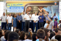 Cerca de 1.100 estudantes do Ensino Fundamental e Ensino Médio, de Sarandi, Noroeste do Paraná, são beneficiados com a nova estrutura da Escola Estadual Vereador Luiz Zanchim, inaugurada nesta sexta-feira (14), pelo governador Carlos Massa Ratinho Junior.  -  Sarandi, 14/02/2020  -  Foto: Jaelson Lucas/AEN
