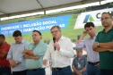  Representantes do Governo do Estado e da Prefeitura de Bituruna entregaram nesta sexta-feira (14) as chaves de 25 casas populares a famílias que viviam em situação de vulnerabilidade social na cidade, na região Sul do estado. Graças aos aportes de R$ 1,2 milhão feitos por meio do programa Nossa Gente Paraná, os beneficiários não precisarão arcar com nenhum custo pela mudança para as novas moradias.  -  Bituruna, 14/02/2020  -  Foto: Rafaela Fiala - Cohapar 