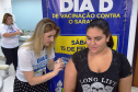 A Secretaria de Estado da Saúde promoveu neste sábado (15), em parceria com o Ministério da Saúde e as secretarias municipais, o dia D de mobilização da Campanha Nacional de Vacinação contra Sarampo.   -  Curitiba, 15/02/2020  -  Foto: Divulgação SESA