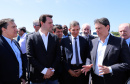 O governador Carlos Massa Ratinho Junior participa junto com o ministro da Infraestrutura, Tarcísio Freitas; com o diretor-geral brasileiro da Itaipu Binacional, Joaquim Silva e Luna; e o presidente da Infraero, Hélio Paes de Barros Júnior, da solenidade autorização o início das obras de ampliação da pista de pouso do Aeroporto Internacional de Foz do Iguaçu. - Foz do Iguaçu, 28/02/2020 - Foto: Rodrigo Félix Leal/AEN