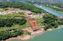 Obras de construção da Ponte da Integração Brasil e Paraguai, em Foz do Iguaçu. - Foz do Iguaçu, 28/02/2020 - Foto: Rodrigo Félix Leal/AEN