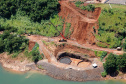 Obras de construção da Ponte da Integração Brasil e Paraguai, em Foz do Iguaçu. - Foz do Iguaçu, 28/02/2020 - Foto: Rodrigo Félix Leal/AEN