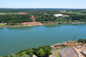 O governador Carlos Massa Ratinho Junior, junto com o ministro da Infraestrutura, Tarcísio Freitas, e o diretor-geral brasileiro da Itaipu Binacional, Joaquim Silva e Luna, vistoria nesta sexta-feira (28) as obras de construção da Ponte da Integração Brasil e Paraguai, em Foz do Iguaçu. O Governo do Paraná é o gestor da obra, que é financiada pela hidrelétrica binacional. - Curitiba, 28/02/2020 - Foto: Rodrigo Félix Leal/AEN