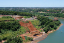 Obras de construção da Ponte da Integração Brasil e Paraguai, em Foz do Iguaçu. - Foz do Iguaçu, 28/02/2020 - Foto: Rodrigo Félix Leal/AEN