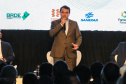 Goverandor Carlos Moisés do Estado Santa Catarina.  Governadores de sete estados participam neste sábado (29), em Foz do Iguaçu, do sexto encontro do Consórcio de Integração Sul e Sudeste (Cosud). O encontro acontece no Hotel Wish.   29/02/2020 -  Foto: Geraldo Bubniak/AEN