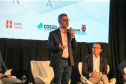 Goverandor Romeu Zema do Estado Minas Gerais.  Governadores de sete estados participam neste sábado (29), em Foz do Iguaçu, do sexto encontro do Consórcio de Integração Sul e Sudeste (Cosud). O encontro acontece no Hotel Wish.   29/02/2020 -  Foto: Geraldo Bubniak/AEN