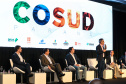 Goverandor Romeu Zema do Estado Minas Gerais.  Governadores de sete estados participam neste sábado (29), em Foz do Iguaçu, do sexto encontro do Consórcio de Integração Sul e Sudeste (Cosud). O encontro acontece no Hotel Wish.   29/02/2020 -  Foto: Geraldo Bubniak/AEN