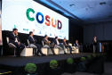 Governadores de sete estados participam neste sábado (29), em Foz do Iguaçu, do sexto encontro do Consórcio de Integração Sul e Sudeste (Cosud). O encontro acontece no Hotel Wish.   29/02/2020 -  Foto: Geraldo Bubniak/AEN